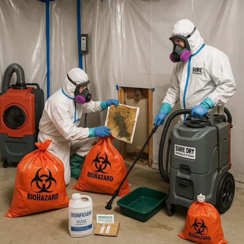 Contaminated Water Handling Protocols process in Shackle Island, TN