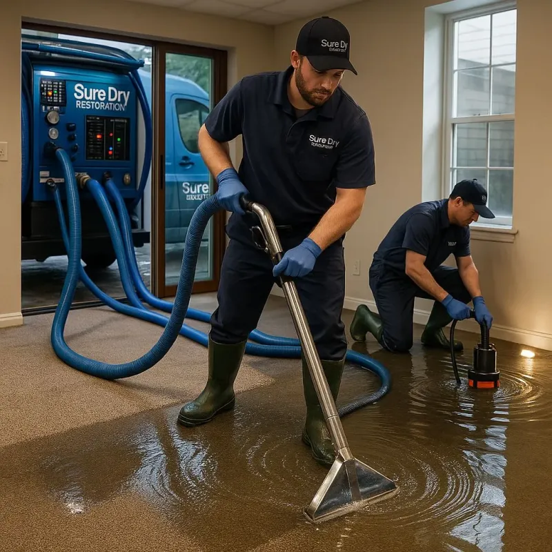 Water Extraction and Removal process in Shackle Island, TN
